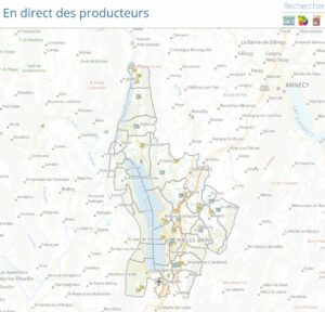 Image Outil recherche producteurs locaux Grand Lac