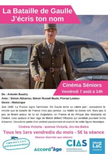 Affiche du film - La bataille de Gaulle - jecris ton nom