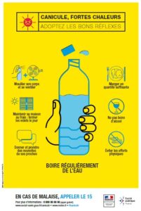 Canicule Fortes Chaleurs - Adoptez les bons réflexes