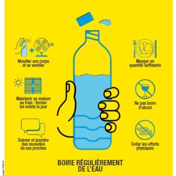 Canicule Fortes Chaleurs - Adoptez les bons réflexes