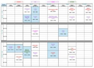 Planning Septembre Octobre
